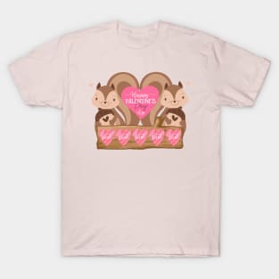 Cute couple squirrels T-Shirt